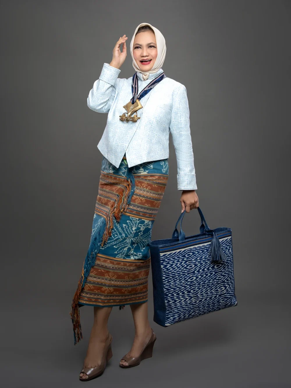 Kebaya Janggan Tenun Jogja & Tenun Sumba