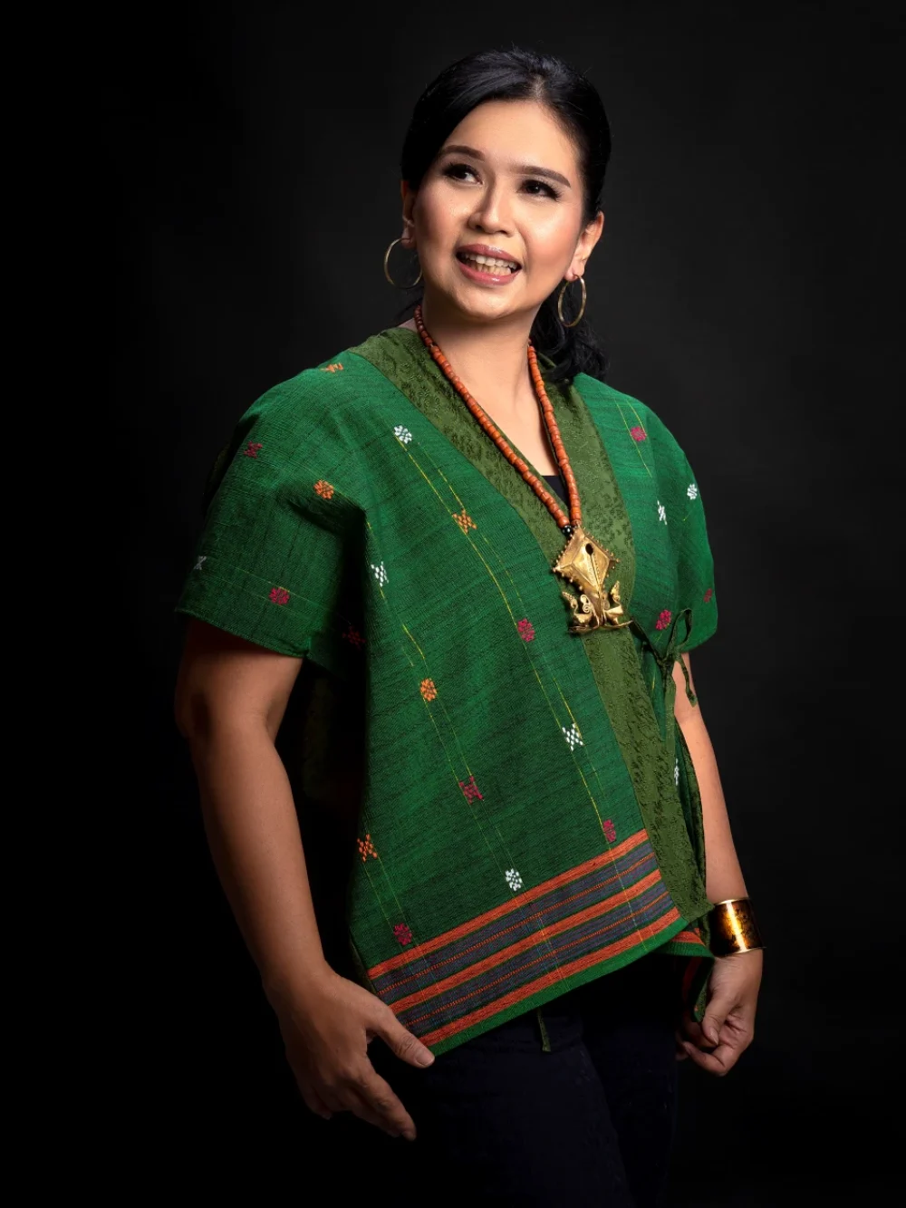 Tenun Manggarai Green